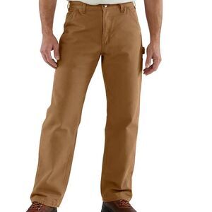 Carhartt LOOSE FIT WASHED DUCK FLANNEL-LINED UTILITY WORK PANT